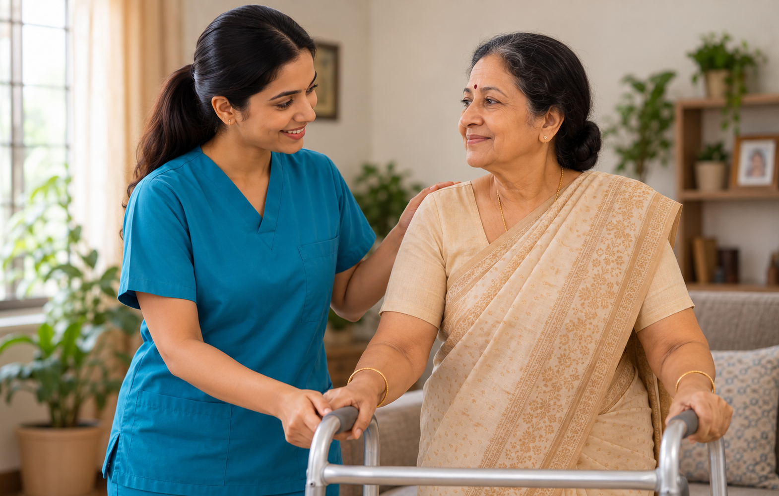 PapaMummyCare caregiver providing support